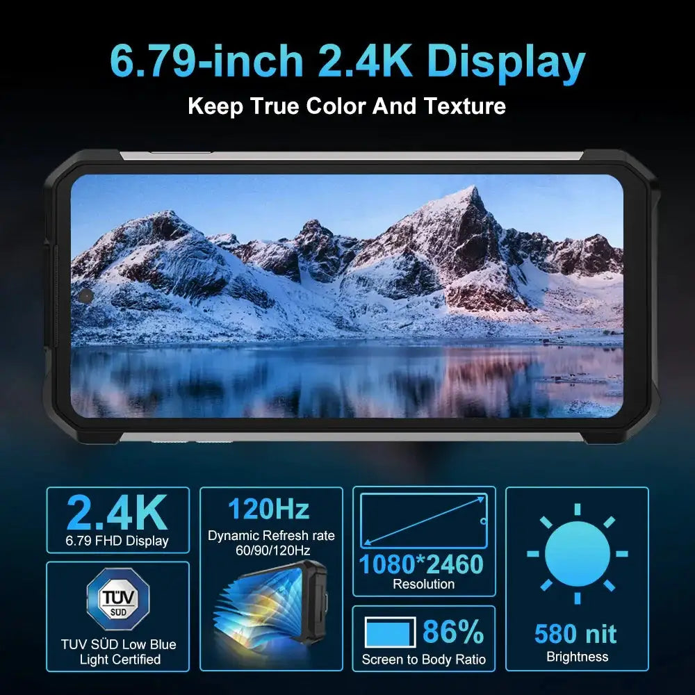 Tank Pro Rugged Smartphone with Built-In Projector — product view 4