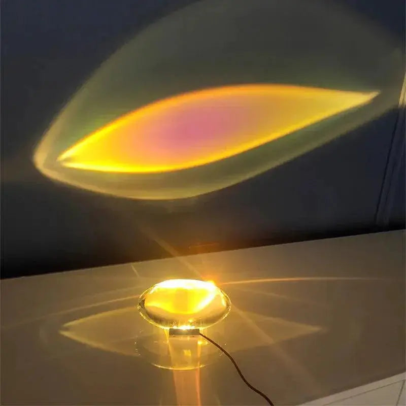 Led Crystal Eye Of The Sky Lamp Italian Designer Night Light