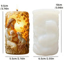 Jesus Easter Egg Rabbit Candle Silicone Mold