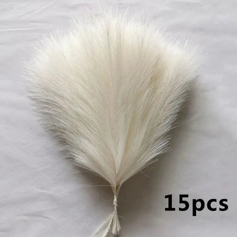 Artificial Pampas Grass Bouquet Silk Flowers For Home Decor