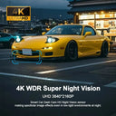 4K Dash Cam for Cars with 24/7 Parking