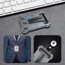 Slim Wallet with Money Clip for Men