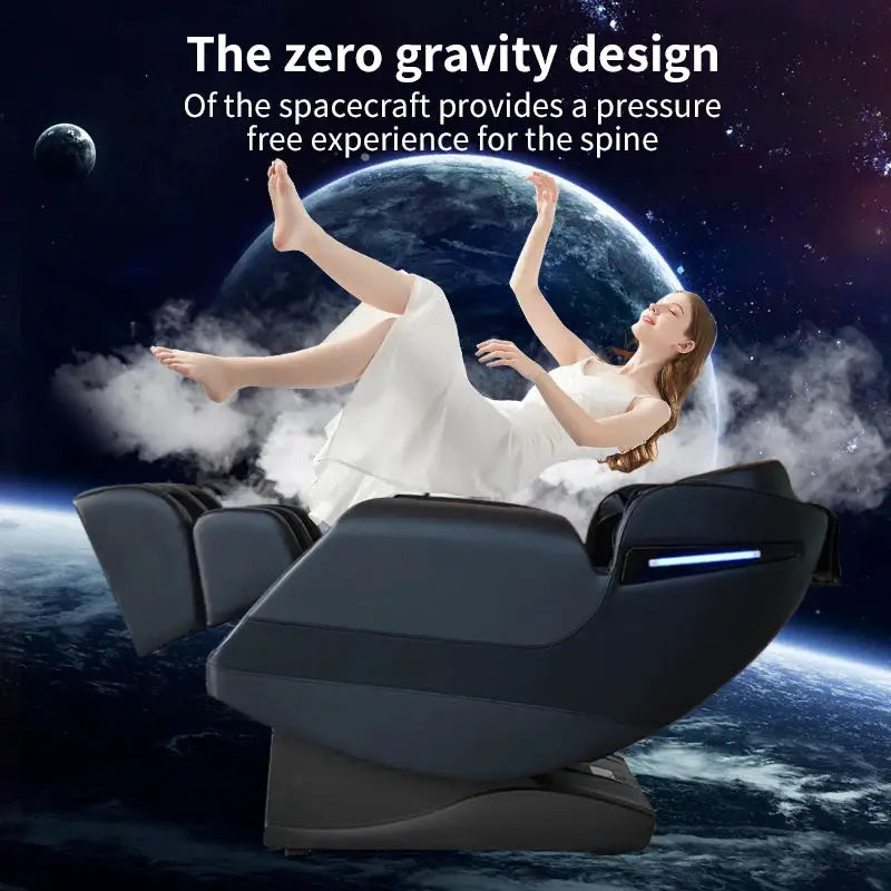 Luxury Shiatsu Massage Chair Foot Spa Sl Track Full Body Massage Seat Zero Gravity Massage Chair