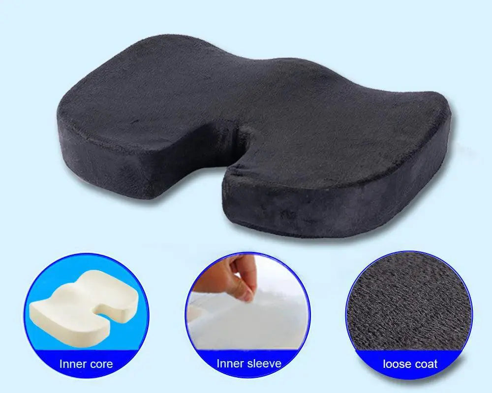 U Shape Gel Memory Foam Chair Cushion for Summer Comfort