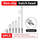 6 PCs Non-Slip Magnetic Electric Driver Screw Set High Hardness