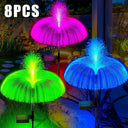 Colorful Solar Jellyfish Lights Outdoor Garden Decor