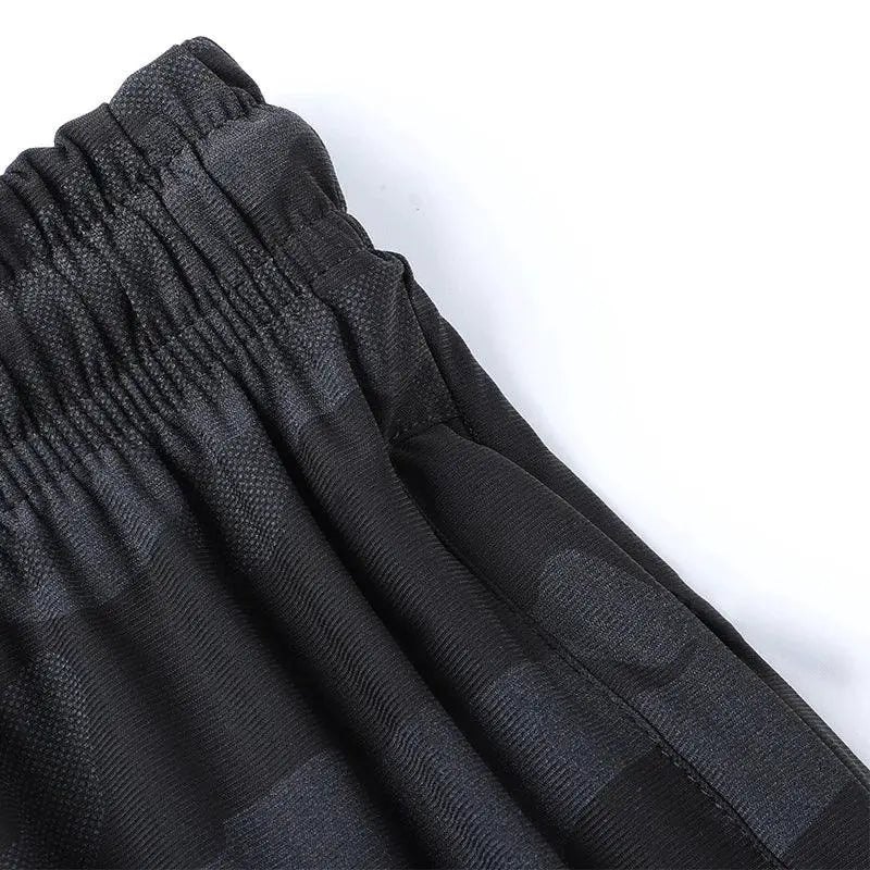 Plus Size Men Running Shorts Camouflage Breathable Gym Wear