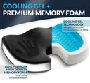 Memory Foam Gel Cool Seat Cushion Tailbone Pain Relief