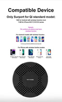 iPhone and Samsung 15W Fast Wireless Pad