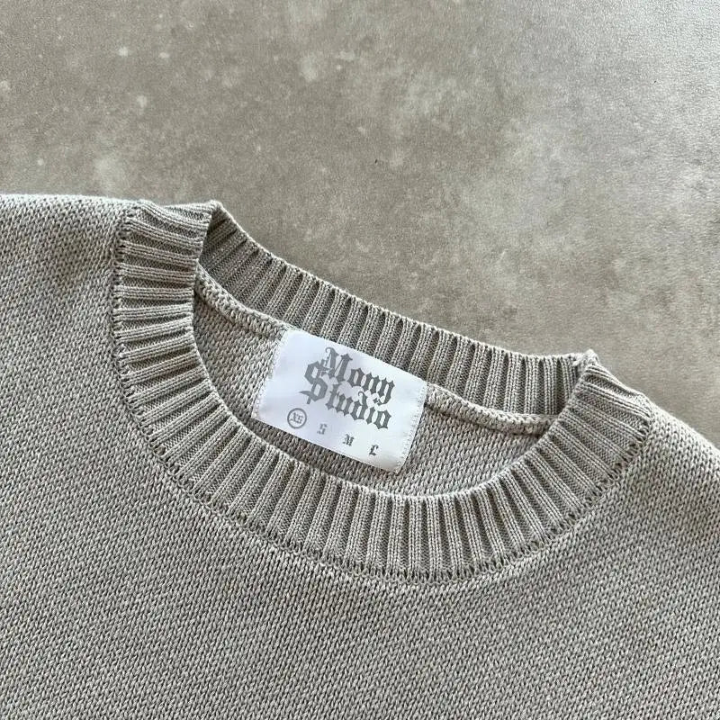 Y2K Long Sleeve Knit Sweater