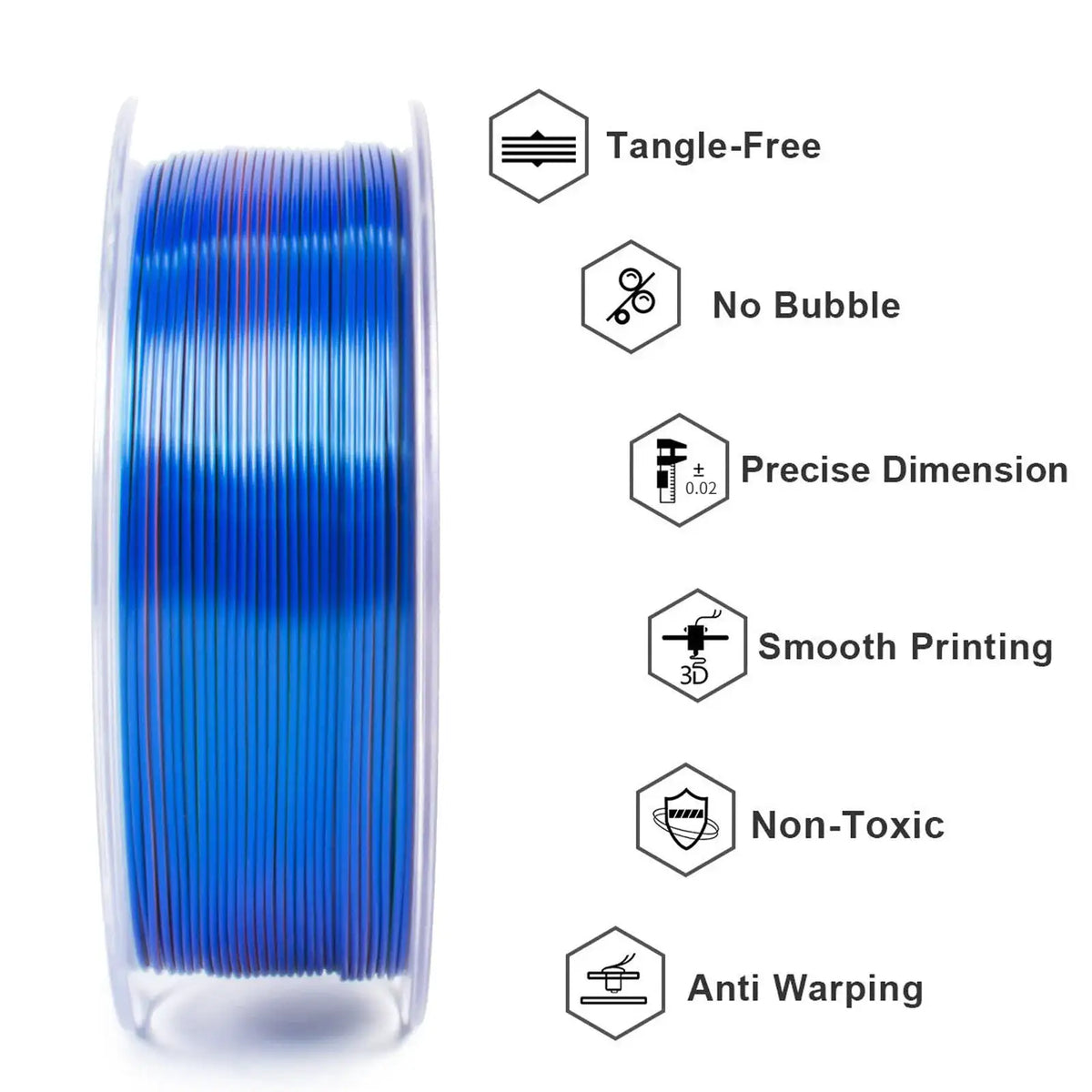 Geeetech Silk PLA Filament Tough — product view 3