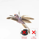 Handfree Cat Wand with Bell & Feather Toy for Cats