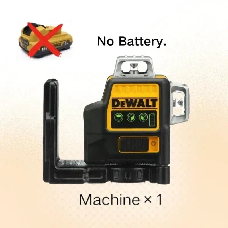 DW089LG Green Beam Laser Level 12 Lines 360 Coverage Tool