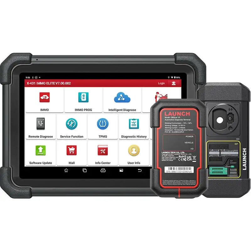 LAUNCH X431 IMMOElite Key Programming Tool Automotive Programmer Immobilizer Diagnostic Scanner Simulator Key 2 Years Update