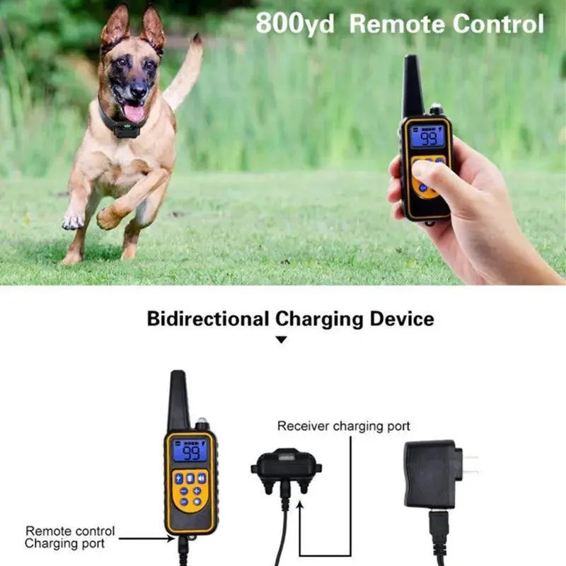 Dog Training Collar with Remote Control Anti Bark Vibration
