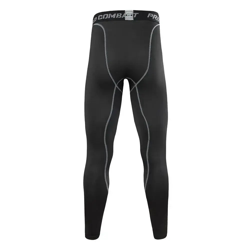 Mens Quick Dry Compression Leggings For Running Fitness