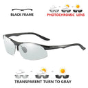 Men's Aluminum Polarized Photochromic Sunglasses for Driving