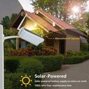 Smart Solar WiFi Camera: Outdoor Security with Motion Detection