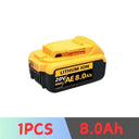 20V 8Ah Liion Replacement Battery Pack DCB205DCB201DCB203