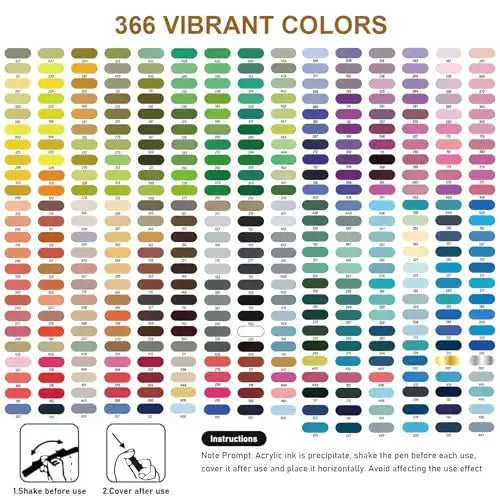 Acrylic Art Markers Set — product view 4