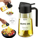 Glass Oil Sprayer Dispenser Olive