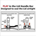 Pressure Cooker 3L Stainless Steel B60 High-Performance Solution