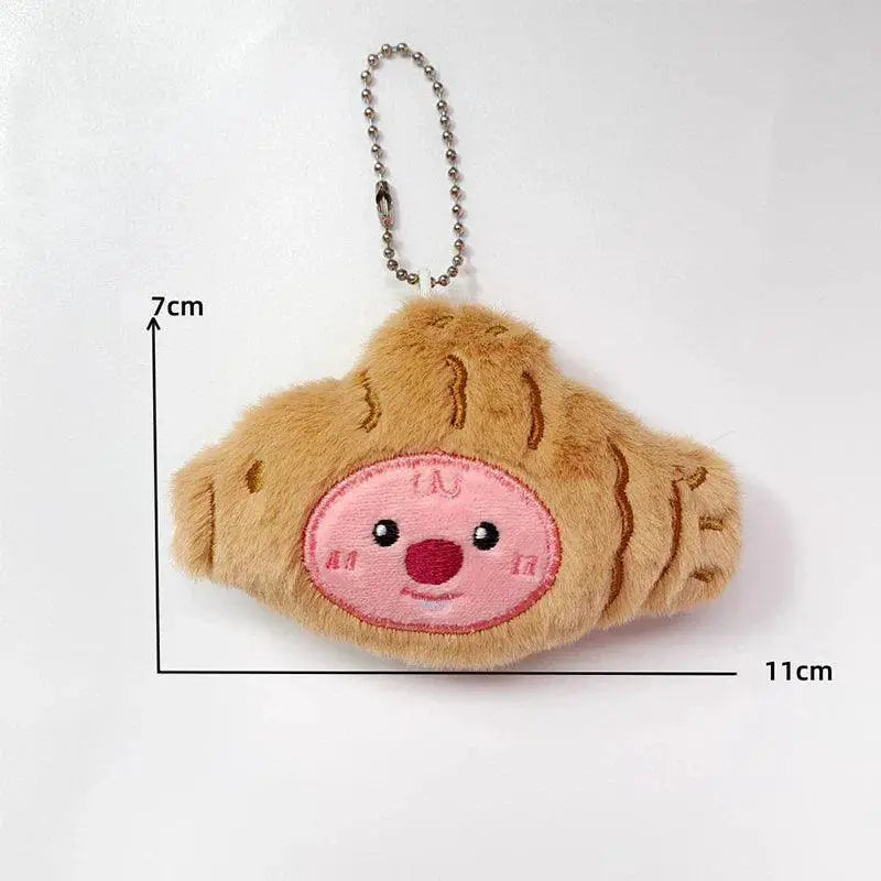 Soft Capybara Plush Keychain for Bags — product view