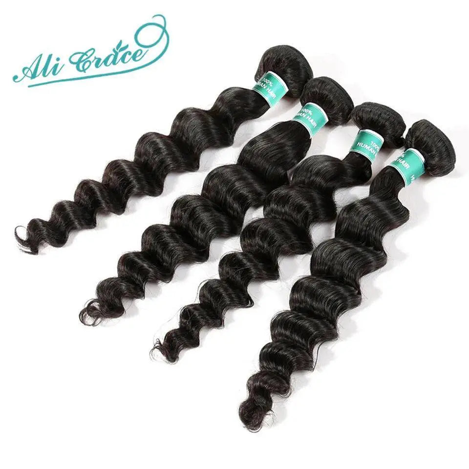 Brazilian Loose Wave Remy Human Hair Bundles Collection