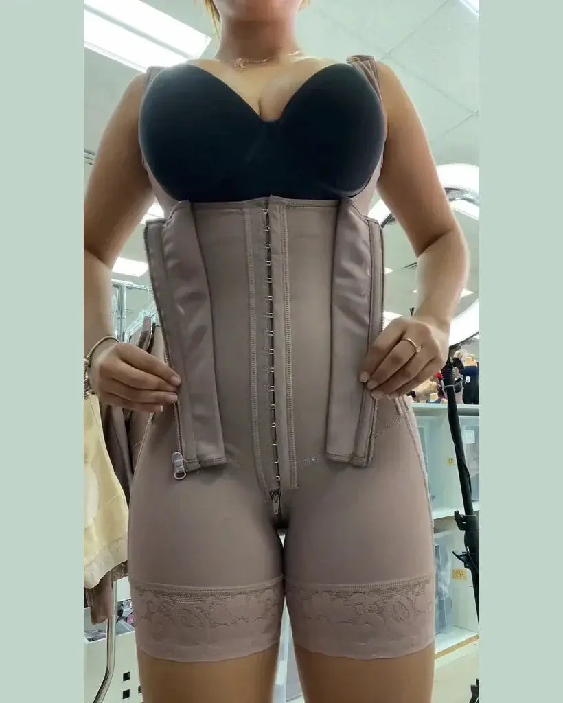 High Compression Womens Corset Bodyshaper For Curves