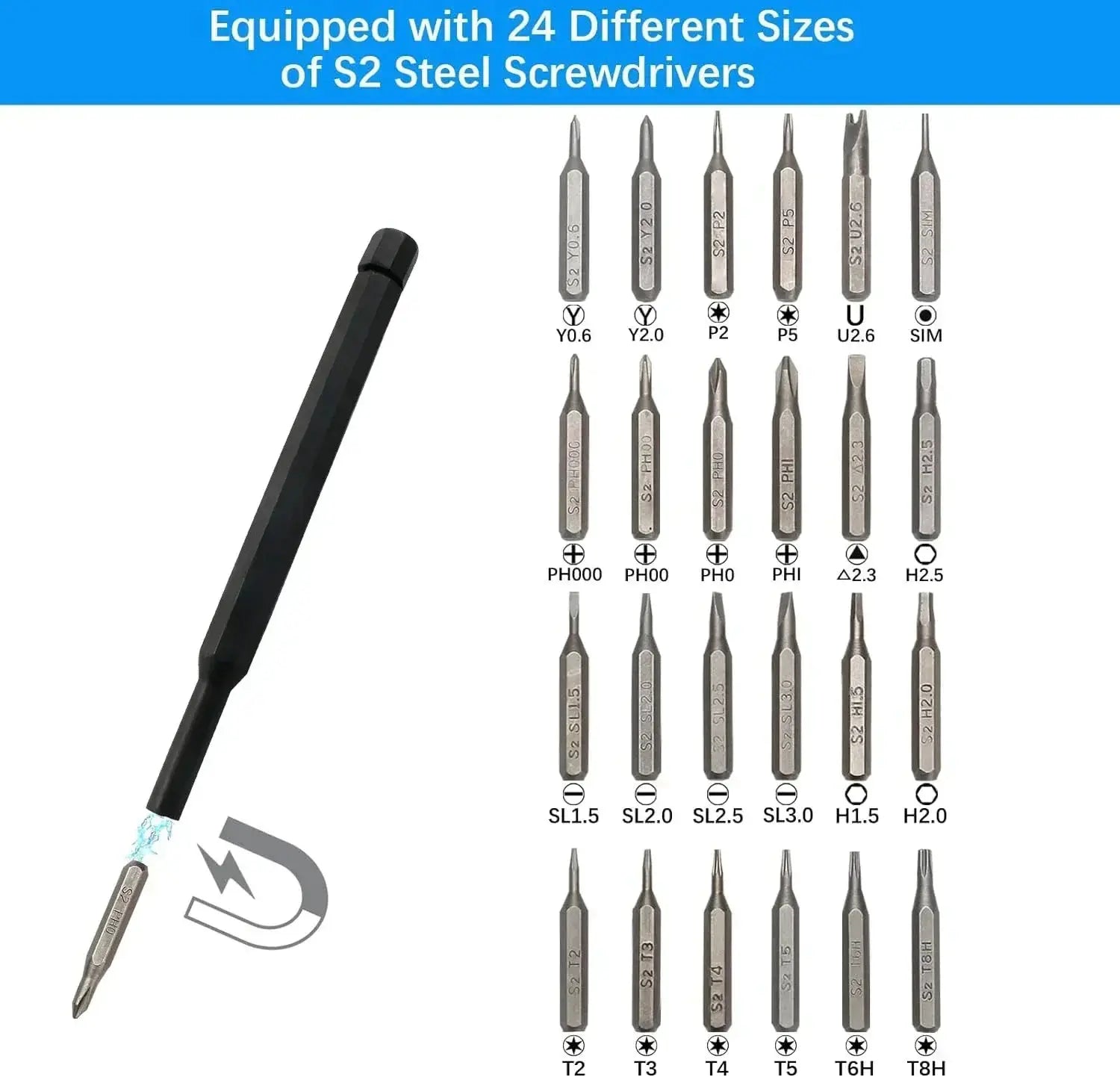 Precision Screwdriver Set 25 In 1 Mini Repair Tool Kit