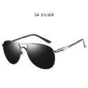 Stylish UV400 Polarized Metal Pilot Sunglasses Unisex