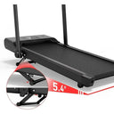 Under Desk Walking Pad Treadmill 0.6-7.5 MPH Manual Incline Boost