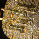 Iced Out D Monkey Pendant
