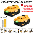 20V 3.0Ah/6.0Ah/9.0Ah for Dewalt DCB200 Battery Replacement