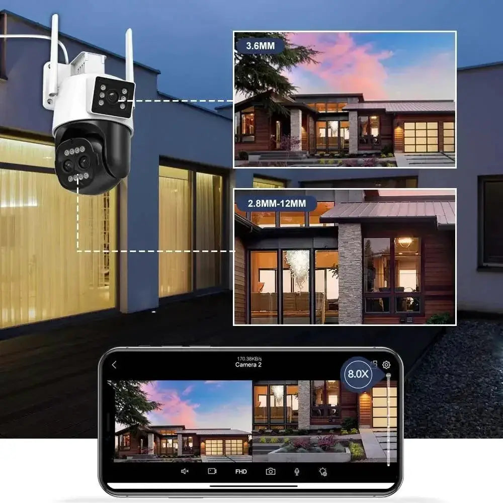 9MP Ultra HD Alexa Enabled Smart Outdoor Security Camera