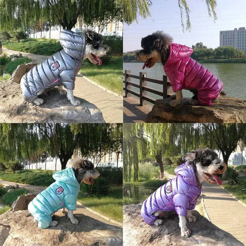 Winter Dog Waterproof Jumpsuit Cozy Coat For Small Breeds