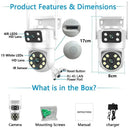 Smart Outdoor Security Camera with AI Tracking Pro