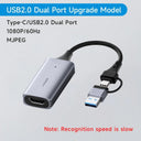 USB Video Capture Card HDMI Game Grabber for Recording