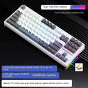 AULA F87 Pro Mechanical Keyboard Wireless 87 Key RGB PBT Gasket