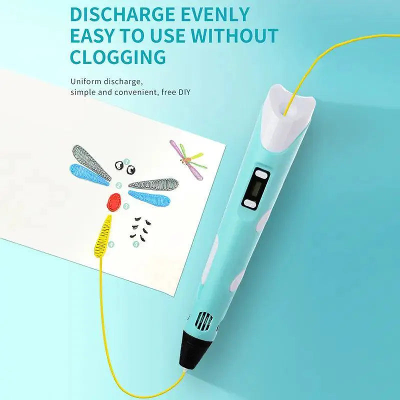 Camouflage 3D Printing Pen Kit for Kids Creative Set