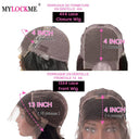 Premium 13x4 Transparent Lace Front Human Hair Wig