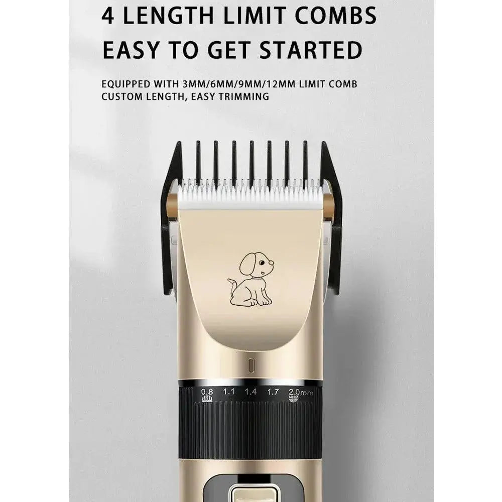 Low Noise Professional Pet Hair Trimmer Set Kit Rechargeable