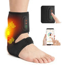 Electric Dual Ankle & Foot Massager 3 Levels Heat Vibration Hot Compress Ankle Massage Heated Wrap Support Brace Foot Protector
