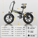Long Range Foldable Electric Bike