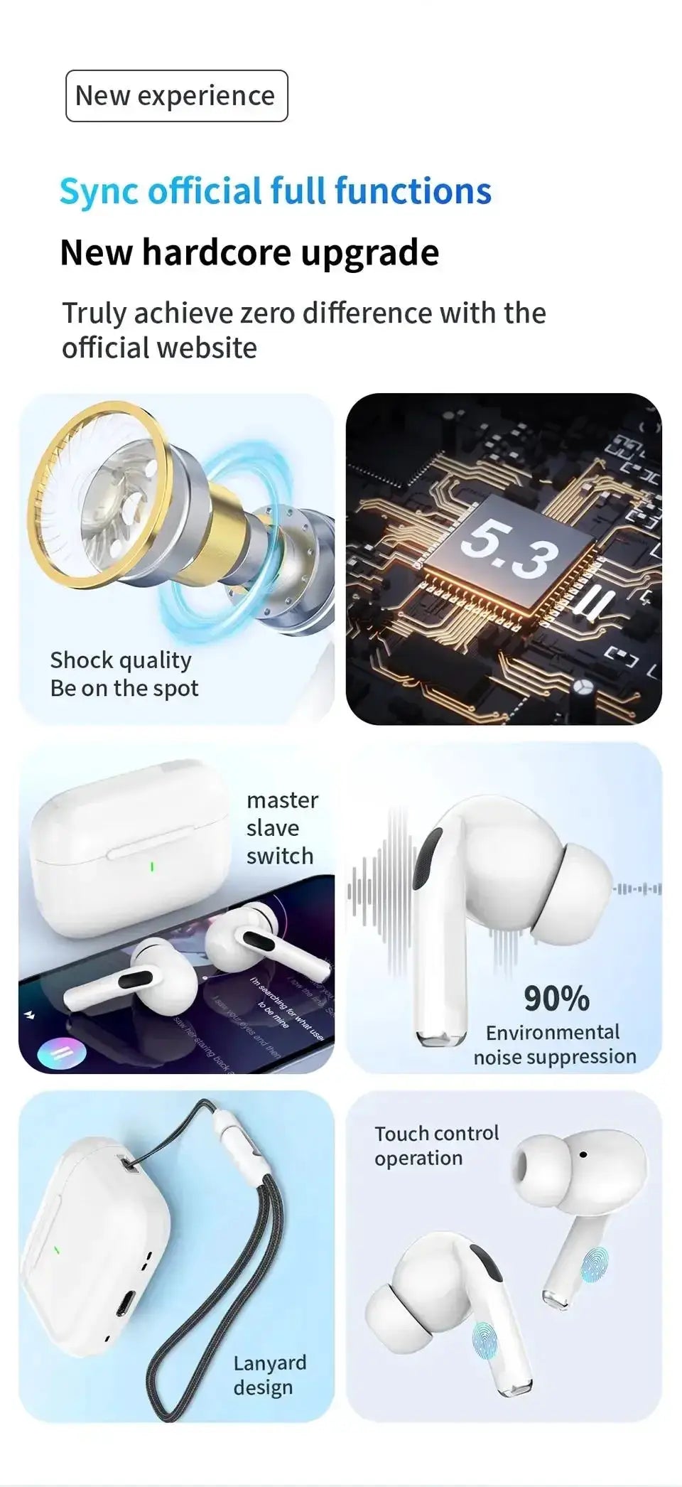 Earbuds for Office Use Immersive Audio — product view 18