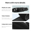 USB Headrest Fan Keeps Passengers Cool