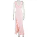 Flattering Backless Midi Dress for Women