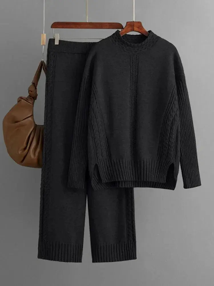 Warm Knitwear Set for Women Office Wear — product view 8