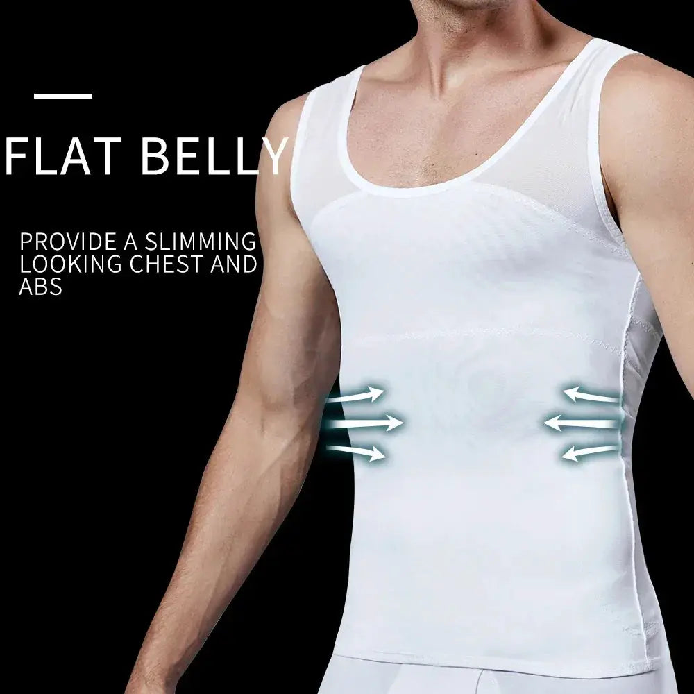 Men's Compression Shapewear Vest Conceal Gynecomastia