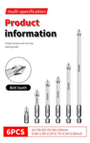 6 PCs Non-Slip Magnetic Cross Head Electric Screwdriver Set